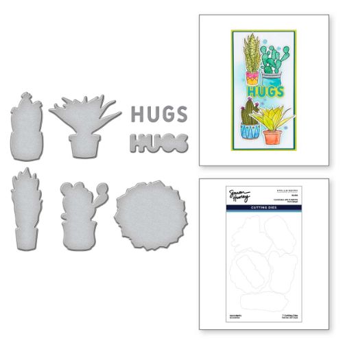 Spellbinders - Succulents Etched Dies by Simon Hurley