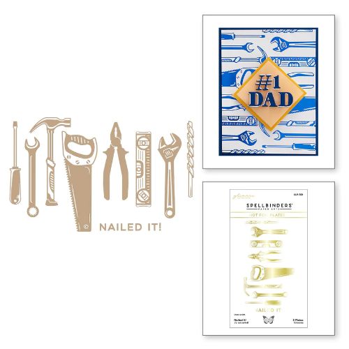 Spellbinders - Nailed It! Glimmer Hot Foil Plate