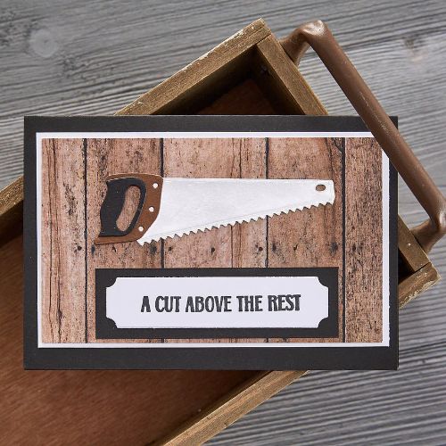 Spellbinders - A Cut Above the Rest Sentiments Stamp & Die Set