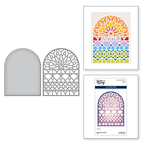 Spellbinders - Stained Glass Window Etched Dies by Simon Hurley