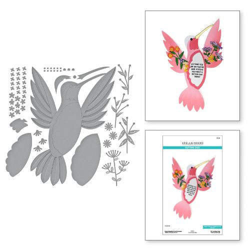 Spellbinders - Hummingbird Card Creator Etched Dies