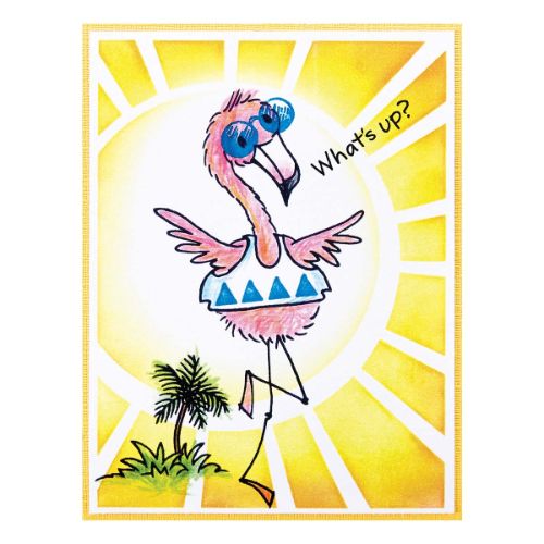 Stampendous - FransFormer™ Feathers Clear Stamps