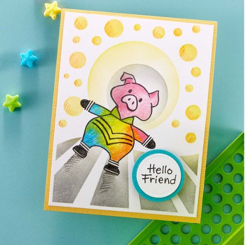 Stampendous - FransFormer™ Moon Dance Clear Stamps