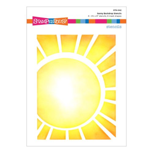 Stampendous - Sunny Backdrop Stencils