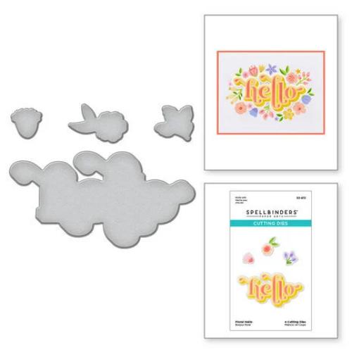Spellbinders - Cutting Dies - Floral Hello S3-472