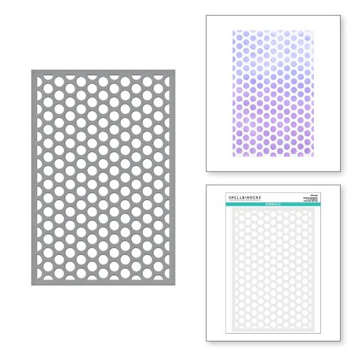 Spellbinders - Puff Dotty Stencil