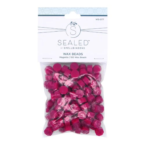 Spellbinders - Magenta Wax Beads
