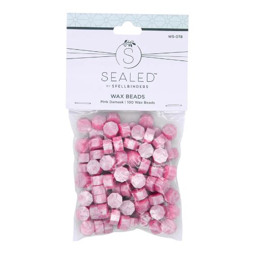 Spellbinders - Pink Damask Wax Beads