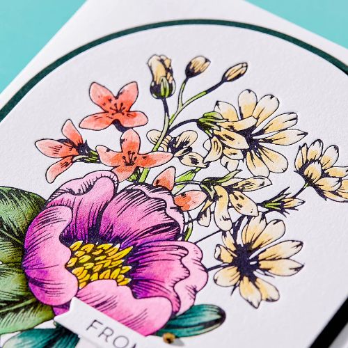 Spellbinders - Pressed Bouquet Press Plate