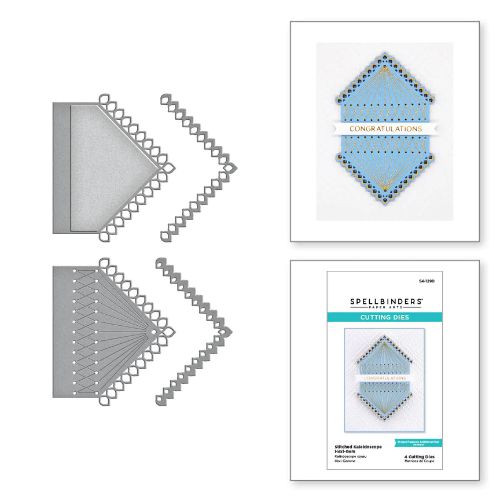 Spellbinders - Stitched Kaleidoscope Hexi-Gem Etched Dies