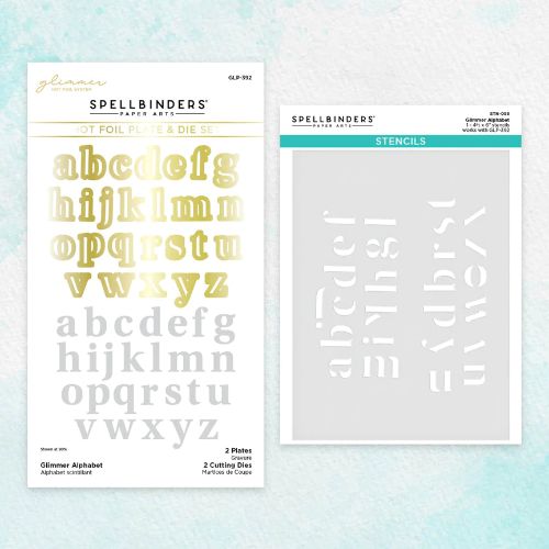 Spellbinders - Glimmer Alphabet Bundle