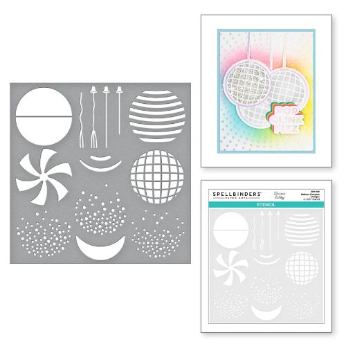 Spellbinders - Balloon Bouquet Designs Stencil