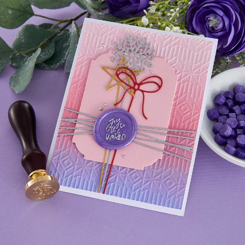 Spellbinders - Deco Holiday Embossing Folder