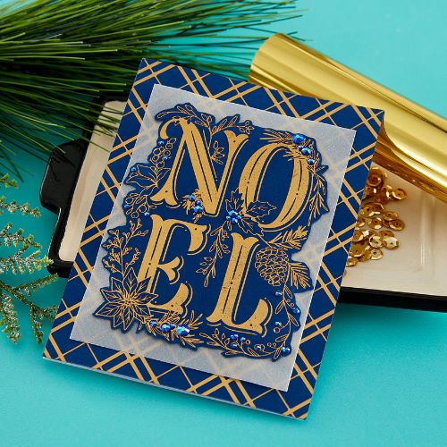 Spellbinders - Festive Noel Press Plate