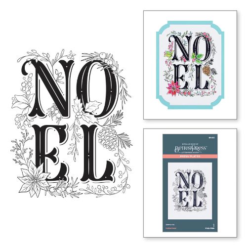 Spellbinders - Festive Noel Press Plate