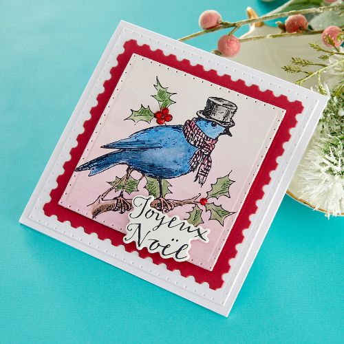 Spellbinders - Joyeux Noel Press Plate & Die Set