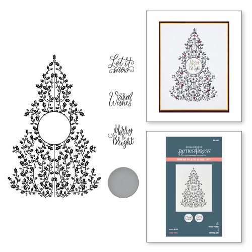 Spellbinders - Holly Tree Press Plate & Die Set