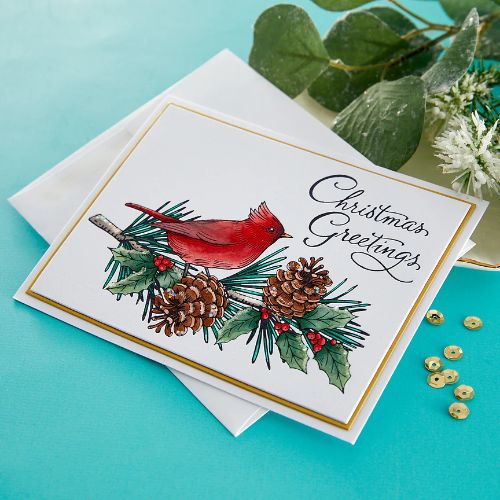 Spellbinders - Christmas Greetings Press Plate