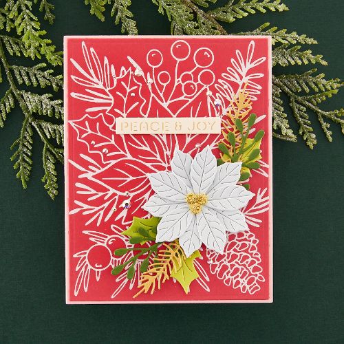 Spellbinders - Christmas Florals Die and Stencil Bundle