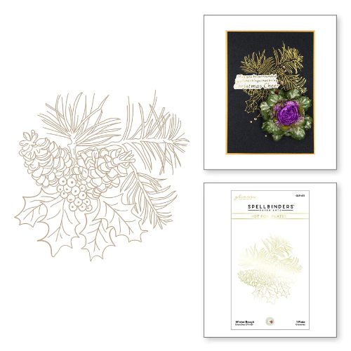 Spellbinders - Winter Bough Hot Foil Plate