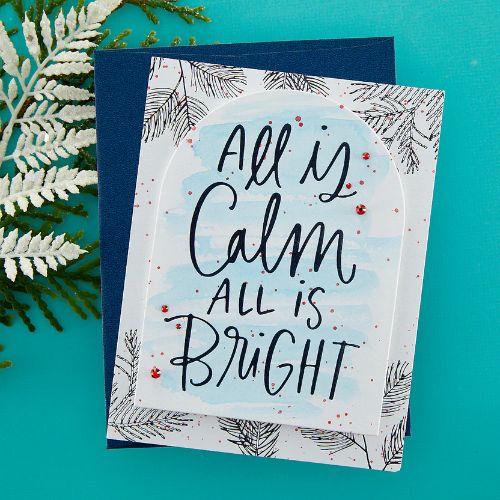 Spellbinders - All Is Calm Press Plate