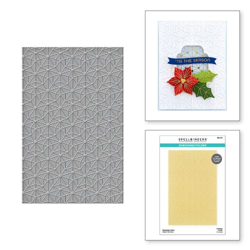 Spellbinders - Monoline Stars Embossing Folder