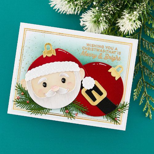 Spellbinders - Santa's Sippin' Sayings Clear Stamp Set by Nichol Spohr