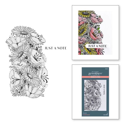 Spellbinders - Sunflower Border Press Plate