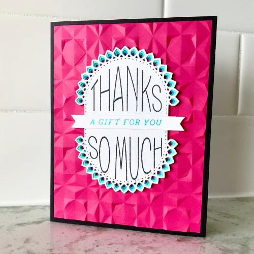 Spellbinders - Stitched Kaleidoscope Arch Etched Dies