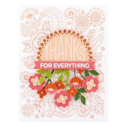 Spellbinders - Kaleidoscope Flowers Press Plate