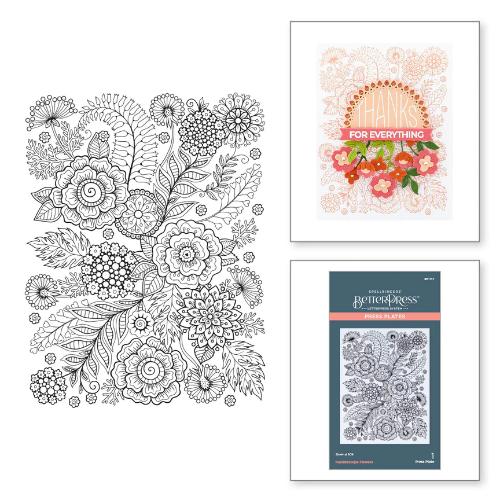 Spellbinders - Kaleidoscope Flowers Press Plate