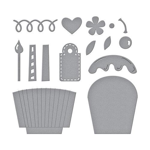 Spellbinders - Cutting Dies - Party Cupcake Pocket S4-1097