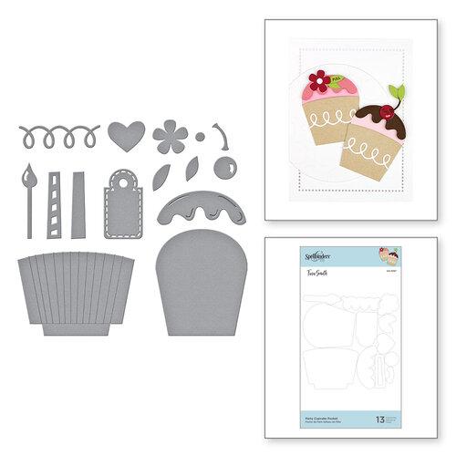 Spellbinders - Cutting Dies - Party Cupcake Pocket S4-1097