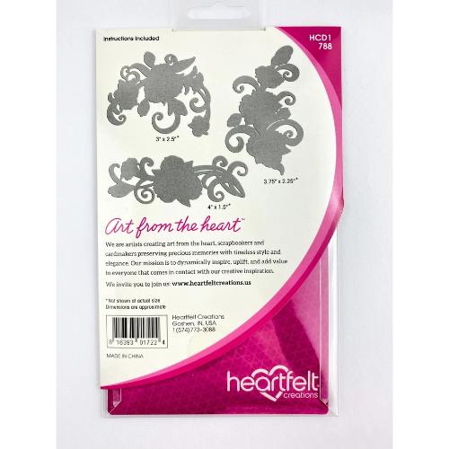 Heartfelt Creations - Sunrise Lily Swirls Die HCD1-788