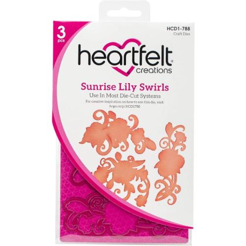 Heartfelt Creations - Sunrise Lily Swirls Die HCD1-788