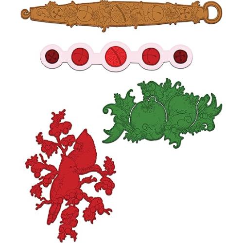 Heartfelt Creations - Holly Berry Jingle Die HCD1-7147