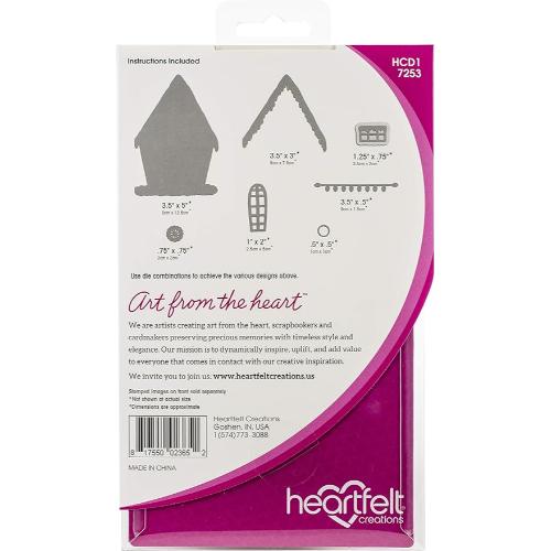 Heartfelt Creations - Candy Cane Cottage Die HCD1-7253