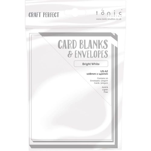Craft Perfect Card Blanks US A2 Bright White