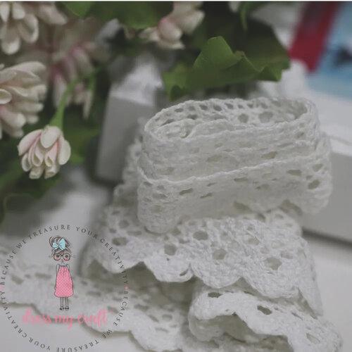 Dress My Craft - Vintage White Lace