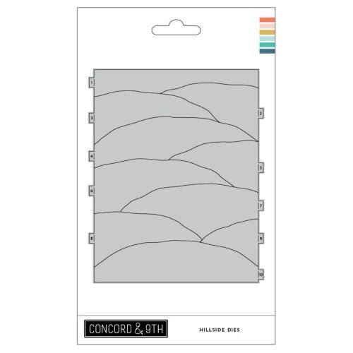 Concord & 9th Hillside Stamps Die and Stencils Bundle - Postage as per Actual