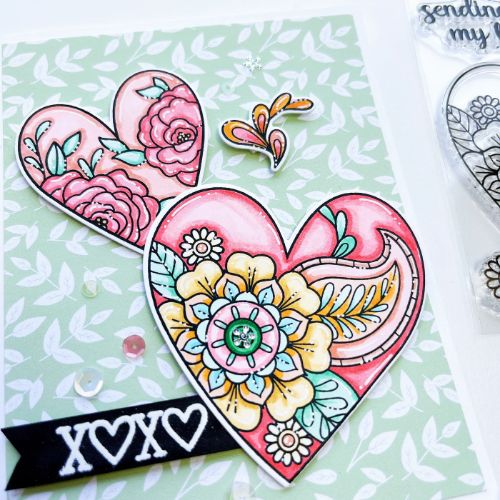 Roses & Lace Patterned Paper