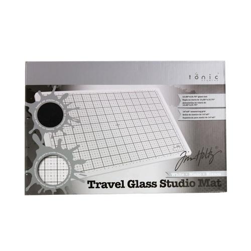 Tim Holtz Travel Glass Studio Mat-White