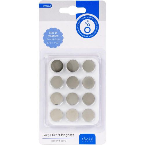 Tonic Studios Large Craft Magnets 15mm 6/Pkg