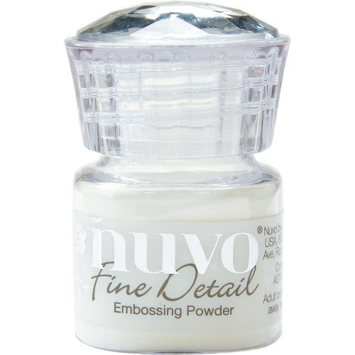Nuvo Embossing Powder Fine Detail Crystal Clear