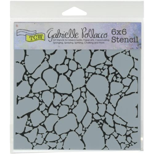 The Crafter's Workshop - Template 6"X6" Organic Matter Mask