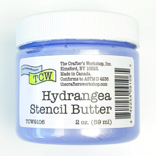 The Crafter's Workshop Hydrangea Stencil Butter 2 oz.
