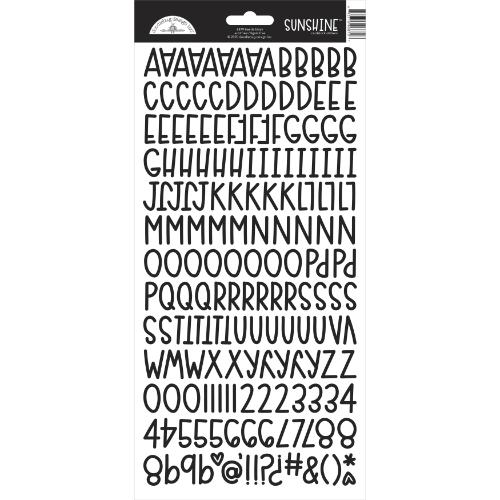 Doodlebug Design - Sunshine Cardstock Stickers - 6879 Bettle Black - Postage as per Actual