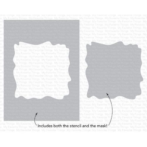 MFT - Watercolor Wash Square Stencil