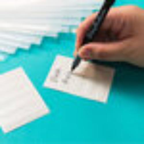 The Organiszed Option - 12 x 12" Flip Flap Pocket - 10 Pack - Postage as per Actual