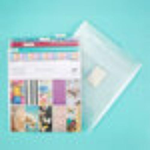 The Organiszed Option - 12 x 12" Flip Flap Pocket - 10 Pack - Postage as per Actual